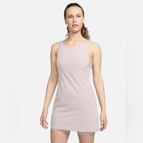 Nike Dresses & Skirts - Nike Dri-FIT Bliss Women's Training Dress, Diffused Taupe/Clear, XS